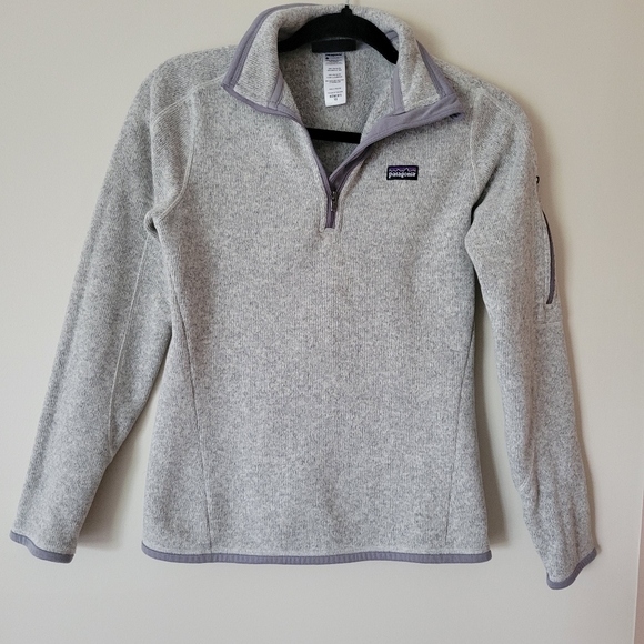 Patagonia Better Sweater 1/4 Zip - Women's in Birch White - Picture 2 of 5